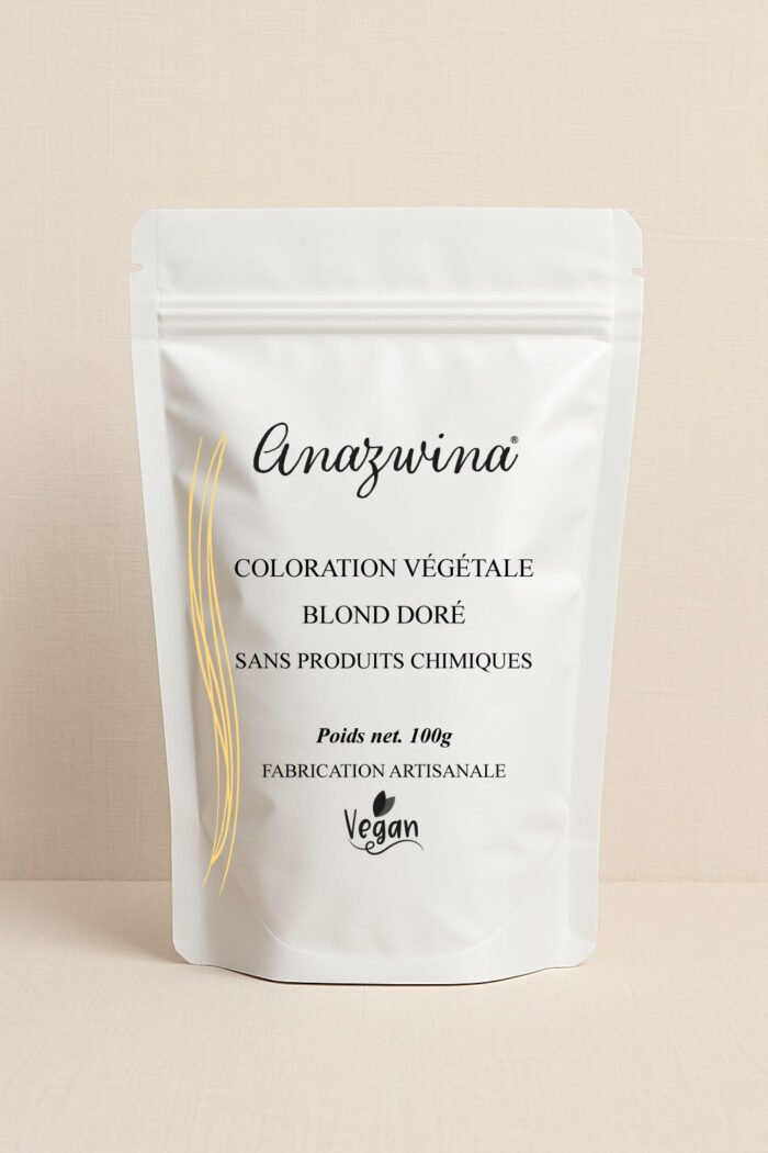 Blond doré coloration naturelle anazwina