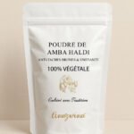 Poudre d’Amba Haldi ayurvédique bio soin naturel anti-tache et unifiant pour la peau