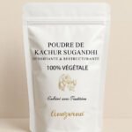 Poudre de Kachur Sugandhi ayurvédique bio soin naturel fortifiant et volumisant pour cheveux