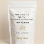 Poudre de Neem ayurvédique bio soin naturel purifiant et apaisant pour cheveux
