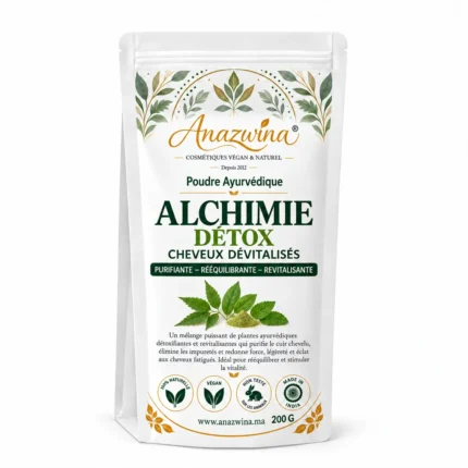 alchimie detox soin purifiant et preparateur pour cheveux Anazwina