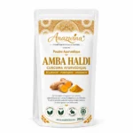 poudre d'amba haldi bio curcuma sauvage purifiant et unifiant Anazwina