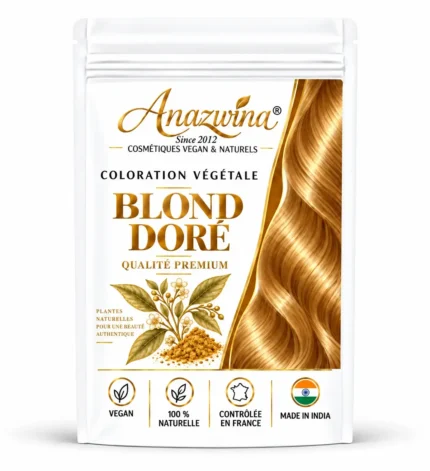 Blond doré – coloration végétale naturelle Anazwina