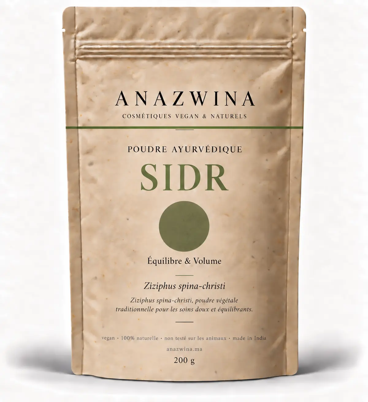sachet-poudre-ayurvedique-sidr-anazwina-200g SIDR 200g – Image 1