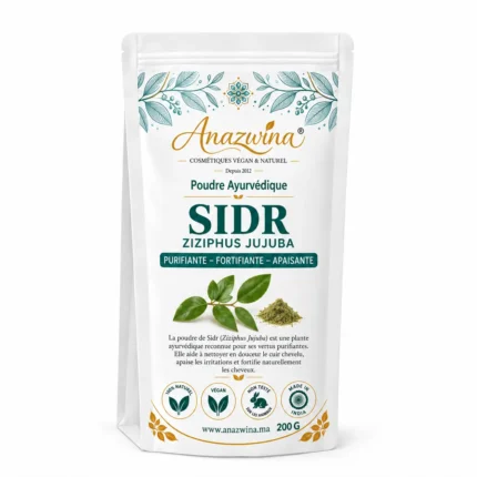 poudre de sidr bio pour cheveux Anazwina