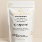 Poudre Argile Jaune naturelle soin peau tres sensible et cheveux gras