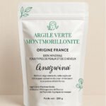 Poudre Argile Verte Montmorillonite naturelle soin doux pour tous types de peau et cheveux
