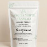 Poudre Argile Verte Rassal naturelle soin purifiant pour peau grasse et cuir chevelu à rééquilibrer