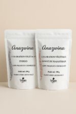 Duo Indigo + henné du Rajasthan coloration naturelle anazwina